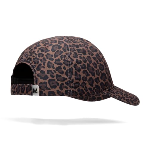 MISSION Cooling Performance Hat, Unstructured Low-Profile Adjustable Fit - UPF 50 - for Running, Workouts & Outdoors - color: Leopard