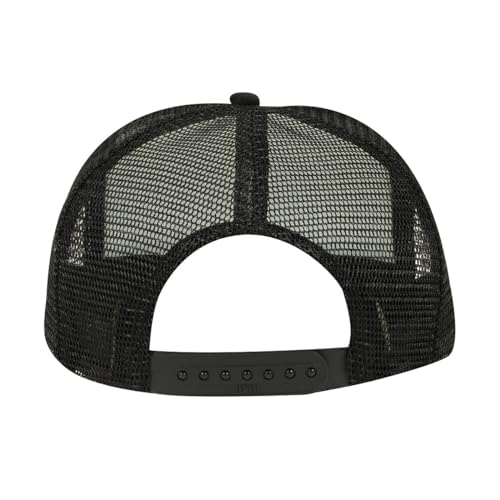All Original Parts 1986 Foam Trucker Cap Adjustable Mesh Back Hat - color: White/Black