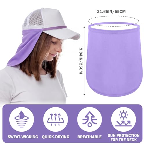 Tatuo Neck Neck Cover for Sun - color: Purple, Rose, Pink, Light Blue