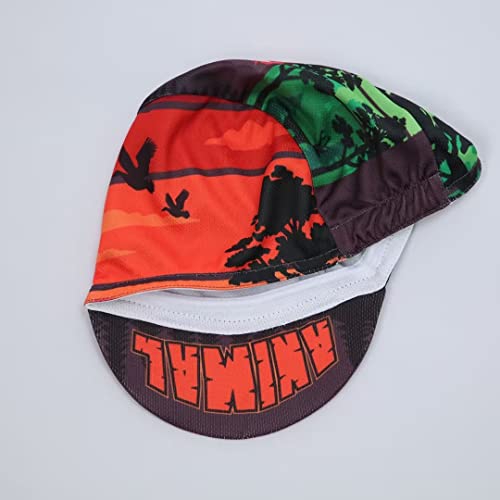 Funny Cycling Cap - Polyester Cartoon Cycling Hat-Under Helmet - Cycling Helmet Liner Breathable&Sweat Uptake - color: Aaa