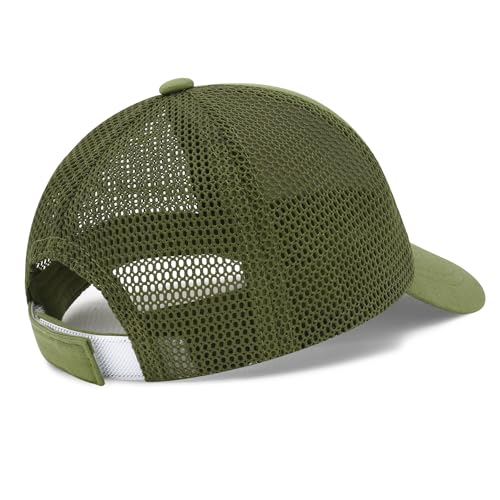 Olreco Baby Baseball Cap Toddler Baseball Hat with Mesh Infant Hat for Baby Boy Hats Toddler Ball Cap Kids Trucker Hats Girls - color: Green, size: 12-24 Months