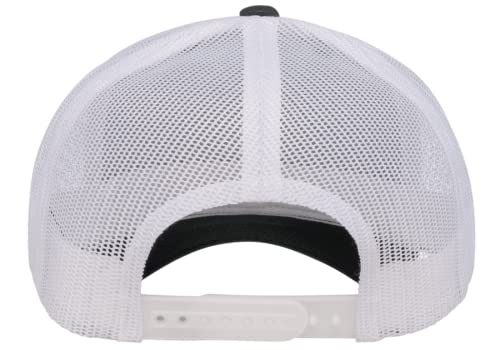 L2K Classics Plain Trucker Mesh Cap Baseball Cap - Mens Hats Trucker Hats for Men - color: Charcoal/White