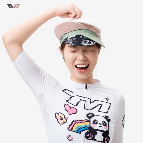 ROCKBROS Women Cycling Cap with Sun Visor Cooling Skull Cap Helmet Liner - color: Green