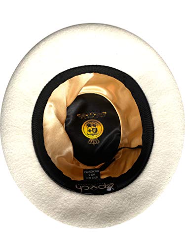EPOCH Classico Men's Wool Felt Homburg Hat - color: Ivory, size: Small