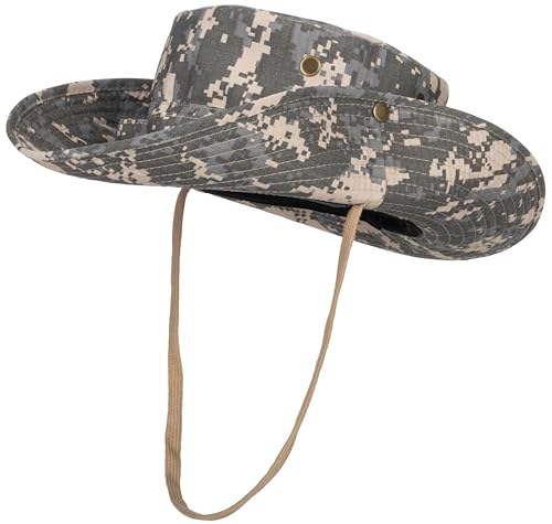 Camouflage-Sun Hat for Men-Women-Breathable-Boonie Hats-Fishing Bucket Cap