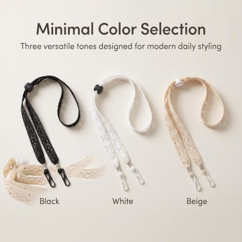 3 Pack Sun Hats Chin Strap Windproof Adjustable Hat Strap Clips