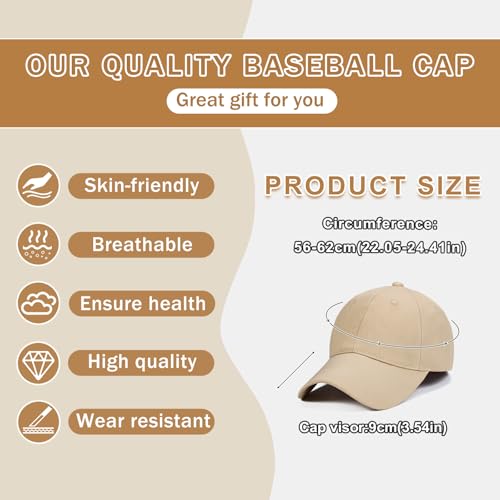 6Pcs Unisex Vintage Washed Baseball Cap Hat Adjustable Cotton Sports Caps for Men Women Outdoor Sports - color: Multiple Color