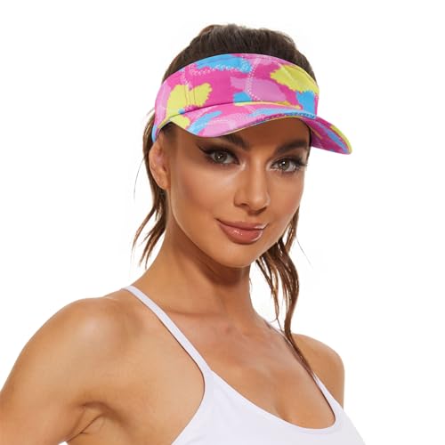 American Trends Sun Visor Hat for Women, Lightweight Quick-Dry Golf Visor - color: Multicolor 01