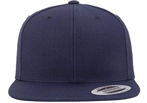 Flexfit Unisex Adult Yp Classics Premium Snapback Cap – 2-Tone - color: Navy