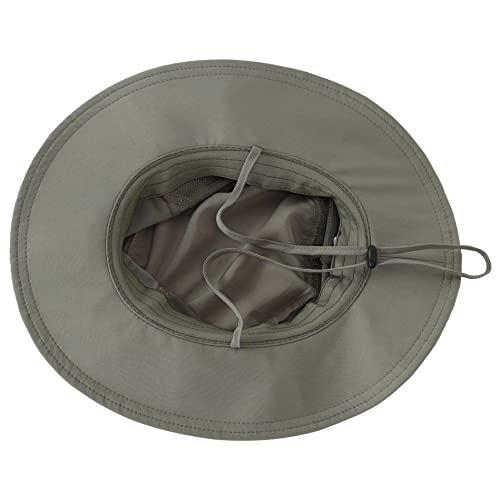 Connectyle Men's Breathable UPF 50+ Sun Hat Packable UV Protection Bucket Hat for Fishing Hiking Camping Safari Beach Golf - color: Army Green