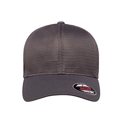 Flexfit Men's 360 Omnimesh Cap - color: Charcoal, size: Small-Medium