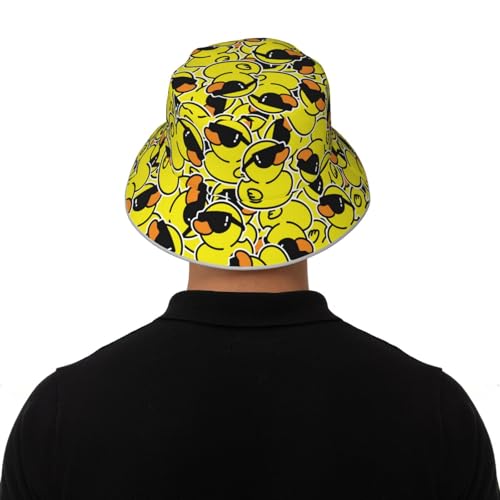 Bucket Hat Hat Reversible Fisherman Hats Double Sided Wearing Women Men - color: Black11