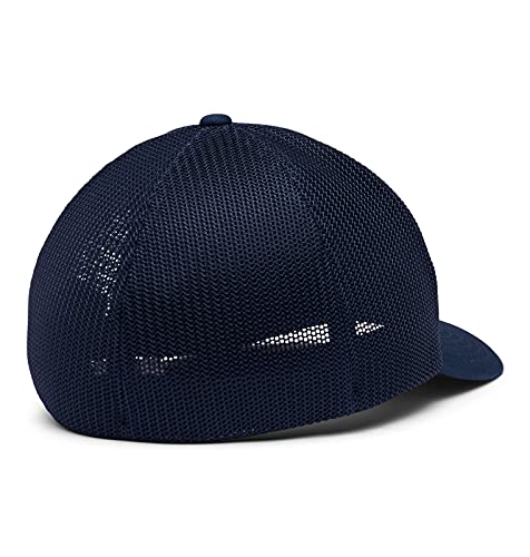 Columbia Unisex PFG Logo Mesh Ball Cap - color: Collegiate Navy, size: Large-X-Large