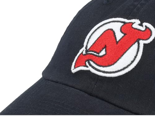 AMERICAN NEEDLE Unisex Officially Licensed NHL National Hockey League Adjustable Buckle Strap Baseball Hat - color: New Jersey Devils (Black)