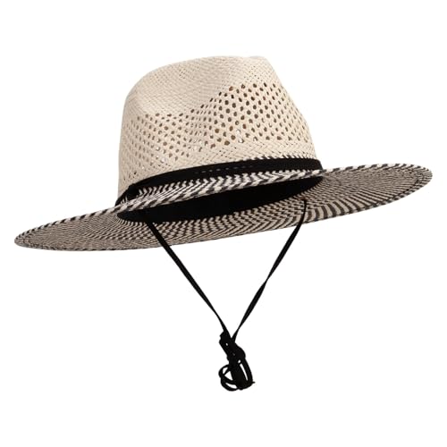 Jeanne Simmons Women's 3.5 Inch Brim Woven Paper Hat - color: Black Tan