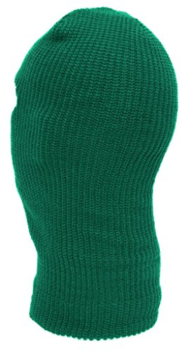 TOP HEADWEAR 3-Hole Winter Ski Mask - color: Kelly Green