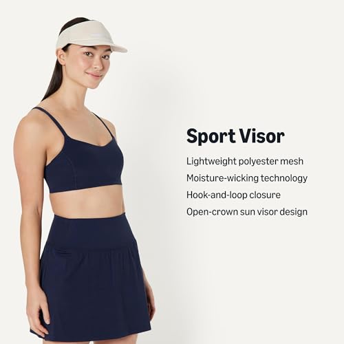 Amazon Essentials Women's Lightweight Golf Sport Sun Visor - color: Beige