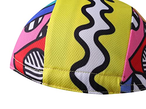 Funny Cycling Cap - Polyester Cartoon Cycling Hat-Under Helmet - Cycling Helmet Liner Breathable&Sweat Uptake - color: B17