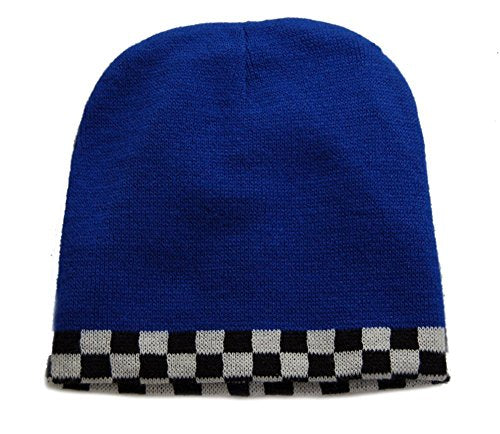 MAGIC Checker Taxi Rimmed Cuffless Beanie Hat