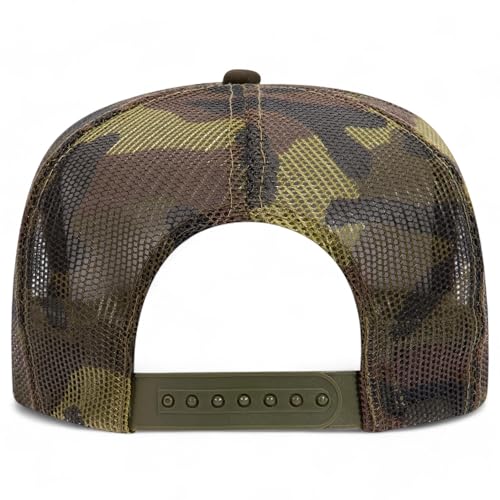 Game Day Flag Hat - color: All Camo Foam Mesh Back