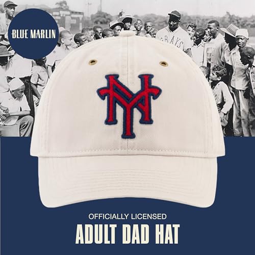 Blue Marlin Dad Hat, Adult Cotton Baseball Cap with Curved Brim, One Size. - color: New York Cubans