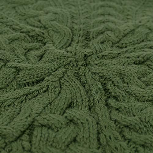 Nollia Soft Knit Solid Color Beanie, Chic, and Lightweight Crochet Knitted Style Beanie Hat for Women, One Size Slouchy Hat - color: Olive