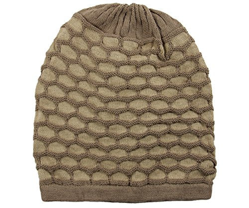 RW Rasta 100% Cotton Dreadlock Beanie (Khaki/Beige)