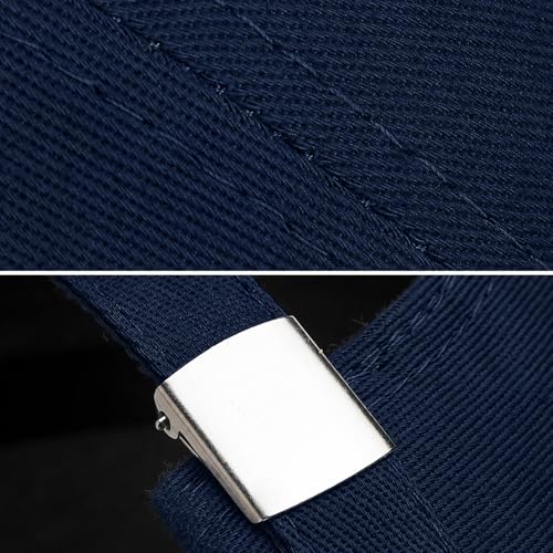 Outdoor Brimless Hat for Men Women, Adjustable Rolled Cuff Skull Cap - color: 1#navy Blue