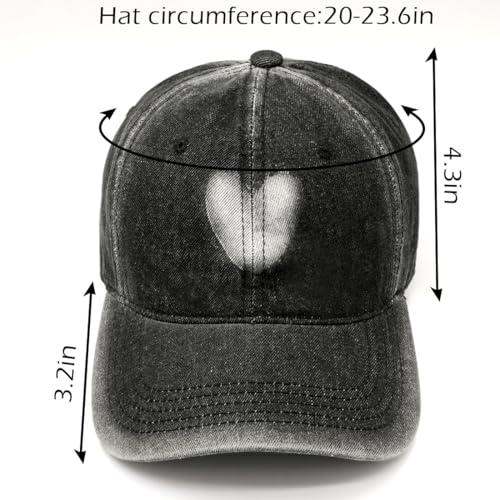 Baseball Cap for Women Men Classic Strapback Hats Adjustable Sun Hat - color: Black B