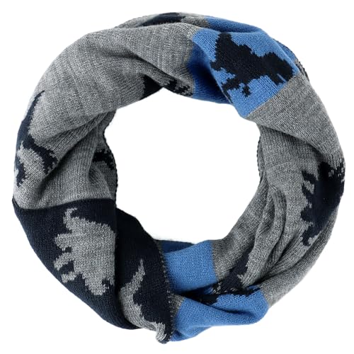 Duoyeree Kids Beanie Dinosaur Pom Pom Knit Winter Hat Fleece Lined for 1-7T - color: Dinosaur Hat and Scarf Set, Navy, size: 2-4T
