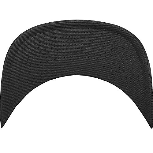 Flexfit Two-Tone Stretch Mesh Fitted Cap Hat - color: Dark Grey, size: Small-Medium, style: Flexfit Flat Visor