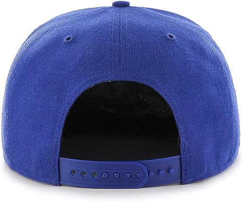 47 MLB Sure Shot Captain Hat Adjustable Structured 6-Panel Snapback Hat Cap, Adult One Size Fits All - color: Chicago Cubs