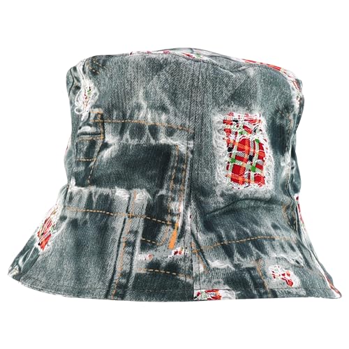 Armycrew Travel Outdoor Lightweight Bucket Hat - color: Dark Green Multi
