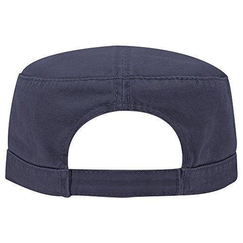 OTTO Superior Garment Washed Cotton Twill Military Cap - color: Navy