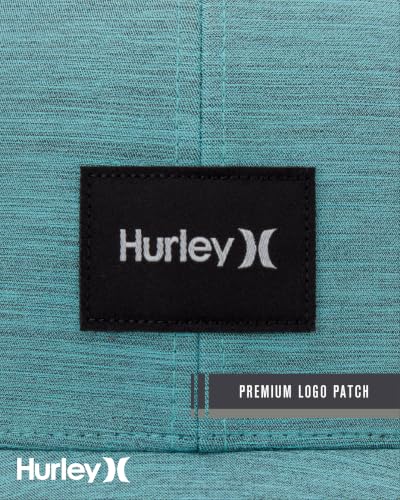 Hurley Mens Trucker Hat Fairway Mesh Trucker Hat, Quick Dry Snapback - color: Aurora Green