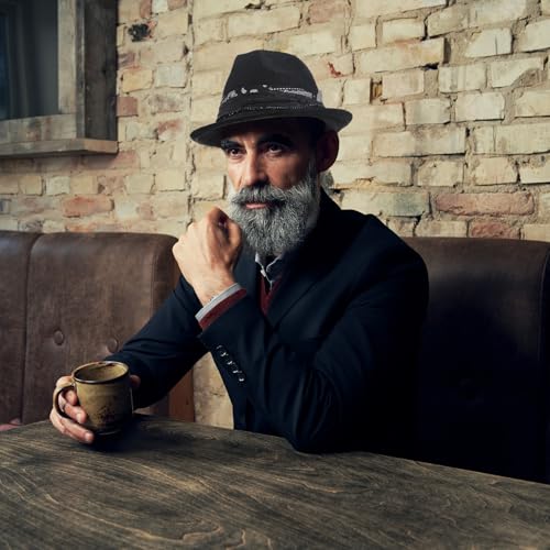 Fedora Trilby Hats for Men Women Handmade 1920s Classic Short Brim Hat with Feathers Unisex - color: Coal Black