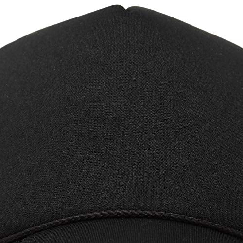 DALIX Youth Trucker Hat Mesh Cap 12 Pack Dozen Bulk - color: Black