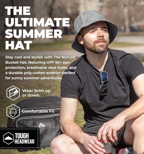 Summer Bucket Hat for Women - Fisherman Hat - Beach Bucket Hats for Men - Women's Summer Hat - Bucket Sun Hats for Protection - color: Light Gray, size: Large - Extra Large