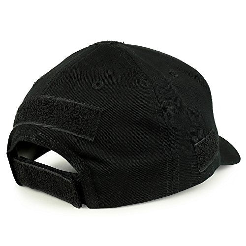 Armycrew Military Tactical Patch Structured Operator Baseball Cap - color: Black