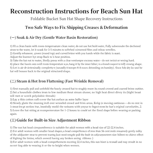 Women Beach Cloche Sun Bucket Hat Rolled Church Hat Folded Shipping - color: Belt/Khaki
