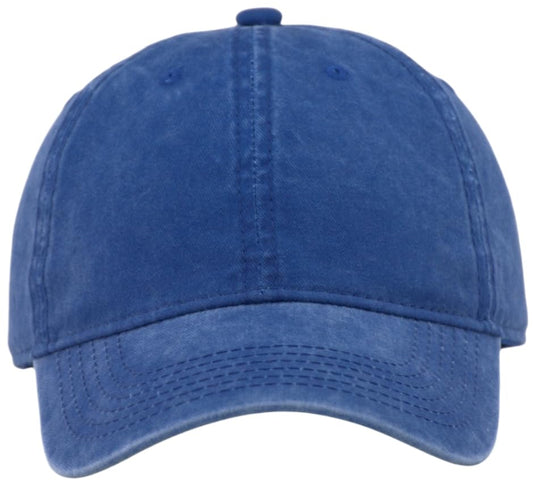 Vintage Washed Cotton Baseball Caps Men Women Adjustable Unstructured Low Profile Dad Hat - color: Royal Blue