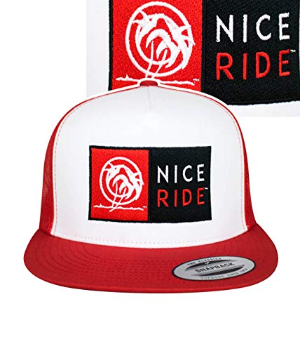 N-R Combo Classic 6006 Snapback Trucker Baseball Hat - color: Red