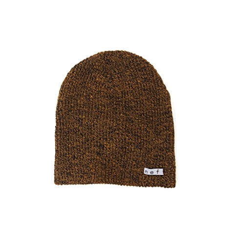 Neff Daily Beanie Hat for Men and Women - color: Black/Orange