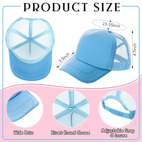 Hercicy 40 Pack Blank Trucker Hat Bulk - color: Assorted Colors