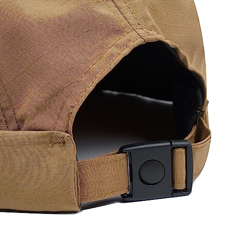 Clakllie Quick Dry Brimless Docker Cap for Men Summer Beanie Sailor Skullcap Lightweight Waterproof Adjustable No Brim Hat - color: S-dbh01-khaki