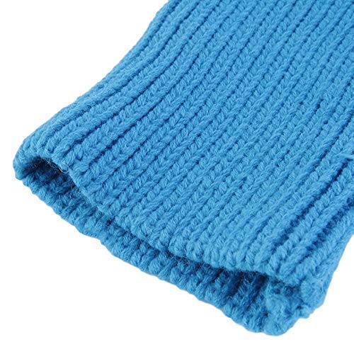Scarf Woolen Earflap Hood Warm Skull Knit Caps,Crochet Earflap Pilot Hats Beanie Cap for Toddlers Baby Girls and Boys - color: Hat4-blue