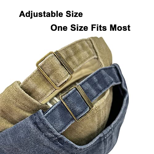 NPQQUAN Original Classic Low Profile Baseball Cap Golf Dad Hat Adjustable - color: Blue(washed)