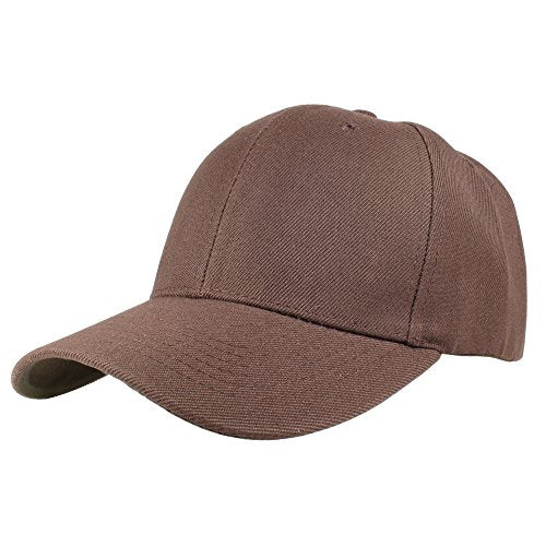 Gelante Plain Baseball Cap Adjustable Back Strap 3 PC - color: Brown