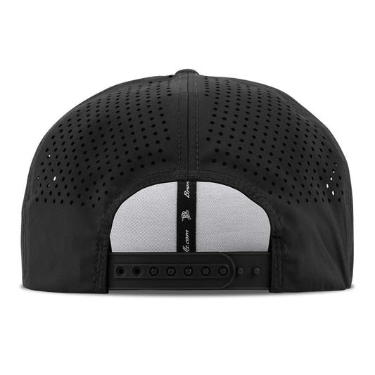 Branded Bills Fore! Performance Golf Hat for Men, 6 Panel Flat Bill Snapback Baseball Cap - color: Multicam