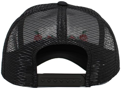KBETHOS Praying Hands Rosary Dad Hat Baseball Cap Unconstructed Polo Style Adjustable Unisex - color: Black Black Praying Hands Blessed Mesh